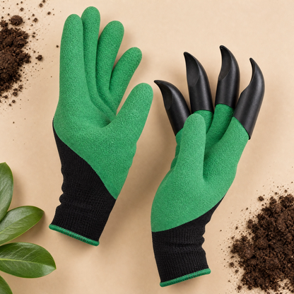 Garden Genie Claw Gloves – Digging & Planting Gloves for Home Garden